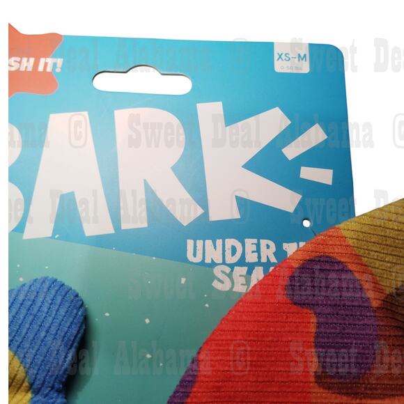 Bark Thrash It! Under The Seams Fish Soft Toy for Small Dogs - Picture 3 of 5